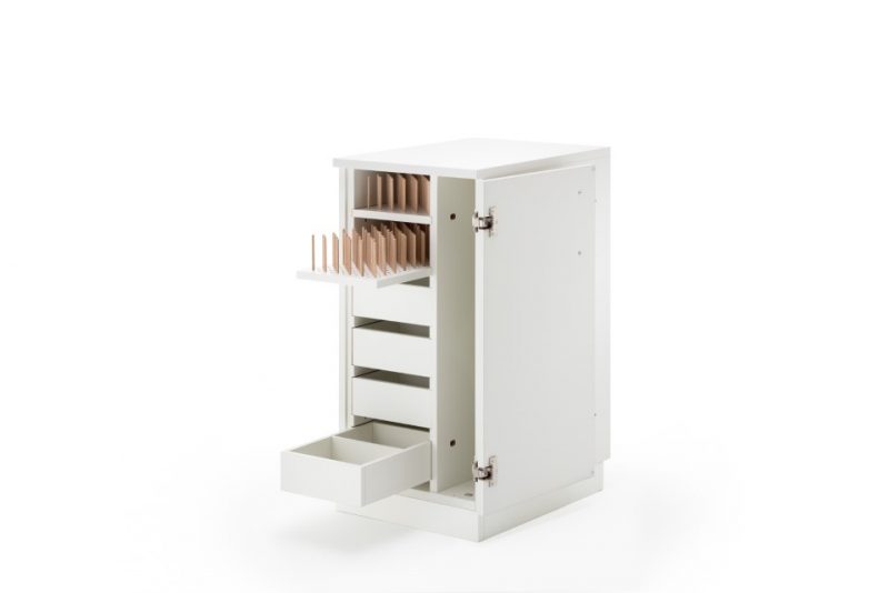 Sewing cabinet, storage cabinet, sewing supplies, RMF Sewing Furniture