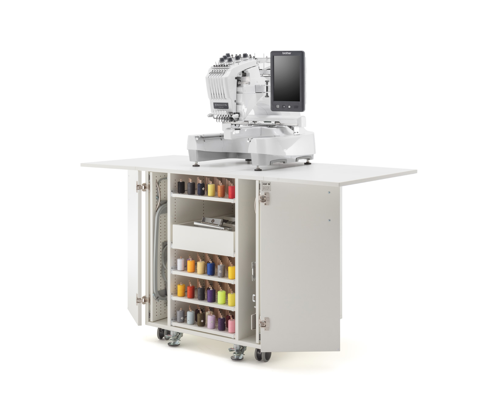 Sewing table - foldaway sewing cabinet