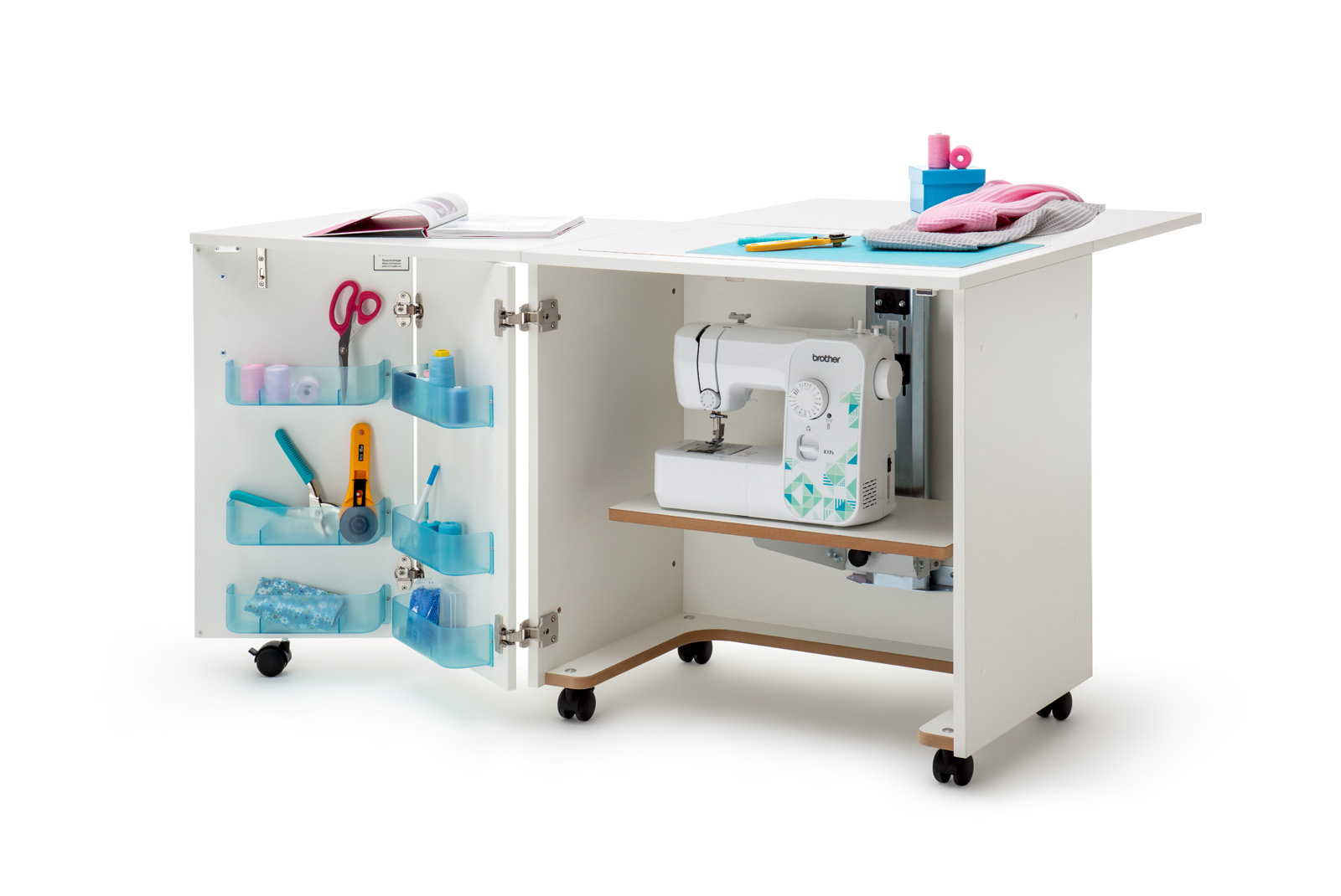 RMF Sewing Table Custom with Brother Sewing Machine
